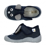 Kapcie Dziecięce Granatowa Myszka 3F