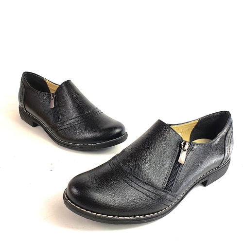 M041 Półbuty Czarne Skórzane Nuwell  (2).jpg