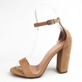 SA176 Sandały na Słupku Beżowwe New Kendall   (2).jpg