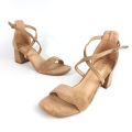 SA085 Sandały Beżowe na Słupku 6 cm Kendall (11).jpg