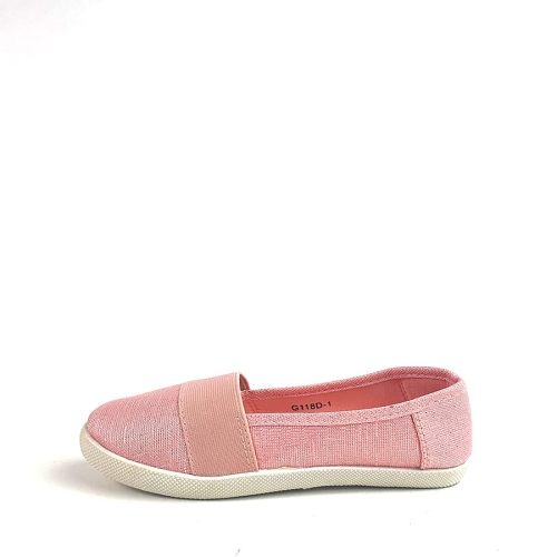 DZ092 Różowe Tenisówki dziecięce Slip on (2).jpg