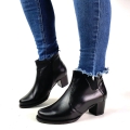 B134 Botki Czarne Skórzanae na Słupku Di Marco 1844 (5).jpg