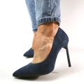S018 Szpilki Klasyczne  Zamszowe Jeans Niebieskie Harrie (3).jpg