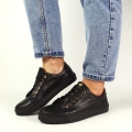 SP171 Czarne Sneakersy śkórzane Oleksy  (5).jpg