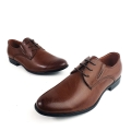 MB)26 Półbuty Męskie Wizytowe Brązowe  (3).jpg