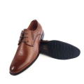 MB)26 Półbuty Męskie Wizytowe Brązowe  (5).jpg