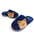 Kapcie Dziecięce Granatowe Misie  ( (4).jpg