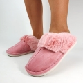 K187 Kapcie z Futerkiem Różowe (3).jpg