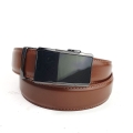P047 Pasek Skórzany Męski Czarny z Klamrą  Automat 3 cm  (2).jpg