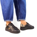 SP211 Czarne Sneakersy z Złotymi Ozdobomi Euphros (4).jpg