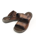 M122 Klapki Męskie Skórzane Na Dwa Paski Brązowe Pegada  Rato 134101 (1).jpg