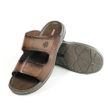 M122 Klapki Męskie Skórzane Na Dwa Paski Brązowe Pegada  Rato 134101 (2).jpg