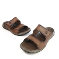 M122 Klapki Męskie Skórzane Na Dwa Paski Brązowe Pegada  Rato 134101 (4).jpg