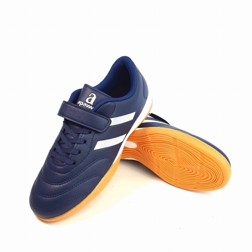 DZ198 Buty Sportowe Dziecięce Halówki z Paskami Granatowe.jpg