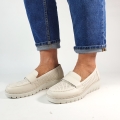 M151 Mokasyn Damski Beżowe Sabatina M2612 Mokasyn Skórzany na klinie Sabatina M2612 (18).jpg