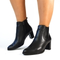B273 Botki Klasyczne Czarne Na Słupku Skora Naturalna Di Marco 2366 (4).jpg