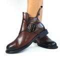 B276 Botki Eleganckie Sztyblety Brązowe Skóra Naruralna Artiker 59C1199 (21).jpg