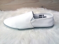 Trampki Slip On Białe Lycra