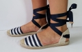 Sandały Espadryle Marynarskie