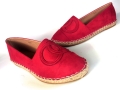 ESPADRYLE TRAMPKI  CC CZERWONE E006