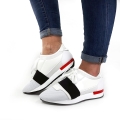 SP025 Białe Buty Sportowe Balanciaga