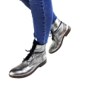 B028 Botki Trapery Srebrne Lanqier 39C794 Silver+Black skóra  (1).jpg