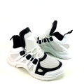 SP039 Buty Sportoer Białe Czarne Sneakersy Trampi (2).jpg