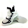 SP039 Buty Sportoer Białe Czarne Sneakersy Trampi (3).jpg