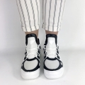 SP039 Buty Sportoer Białe Czarne Sneakersy Trampi (4).JPG