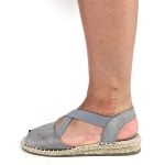  Szare Sandały Espadryle  