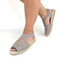 SA048 Szare Sandały Espadryle  (4).JPG