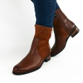 B087 Botki Brązowe Skórzane Sztyblety Korda (4).jpg