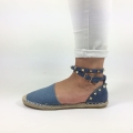 SA027 Sandały Espadryle z Ćwiekami