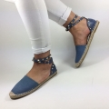 SA027 Sandały Espadryle z Ćwiekami