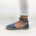 SA027 Sandały Espadryle z Ćwiekami