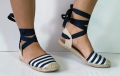 Sandały Espadryle Marynarskie